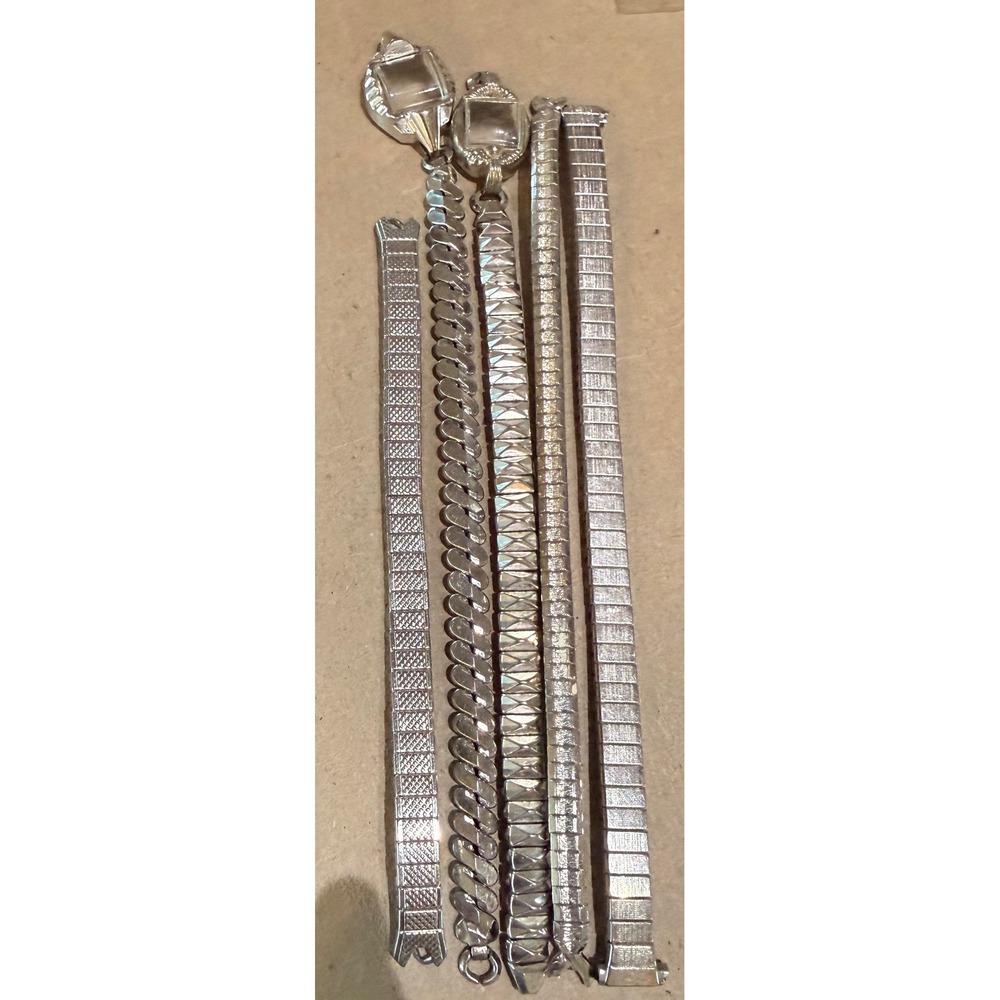 Vintage Watch Band Lot JB Champion Speidel Baldwin USA Stainless Expansion